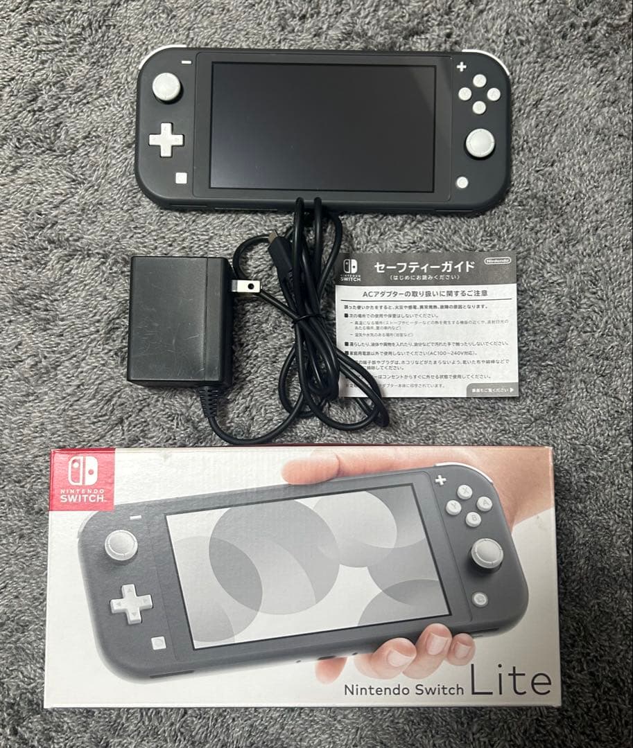 Switch lite グレー　本体