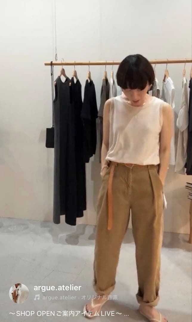 10月いっぱいまで‼️アーギュー argueコーデュロイパンツサイズ②