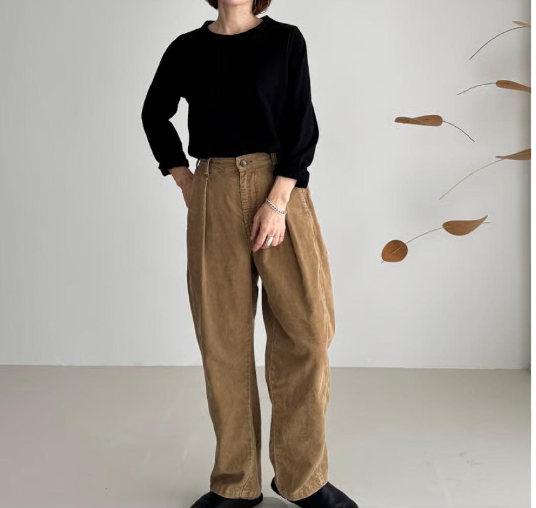 10月いっぱいまで‼️アーギュー argueコーデュロイパンツサイズ②