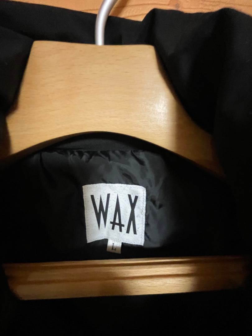 wax thm ブラック ダウンベスト