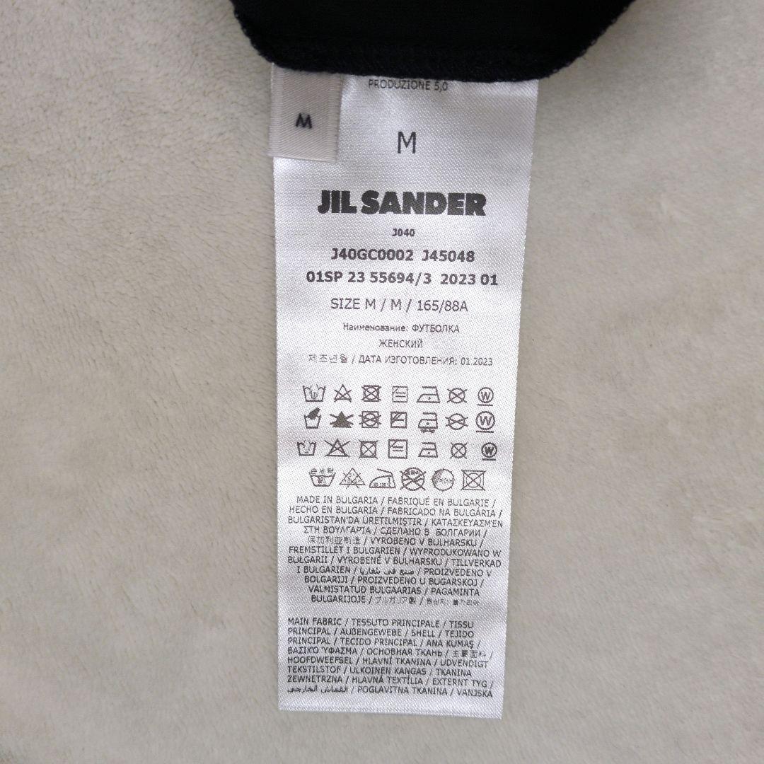JIL SANDER オーガニックコットン ロゴトップス M