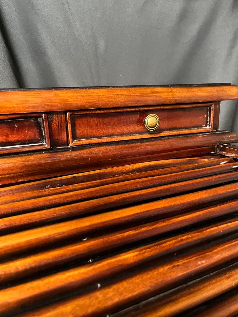 木製ロールトップライティングデスク