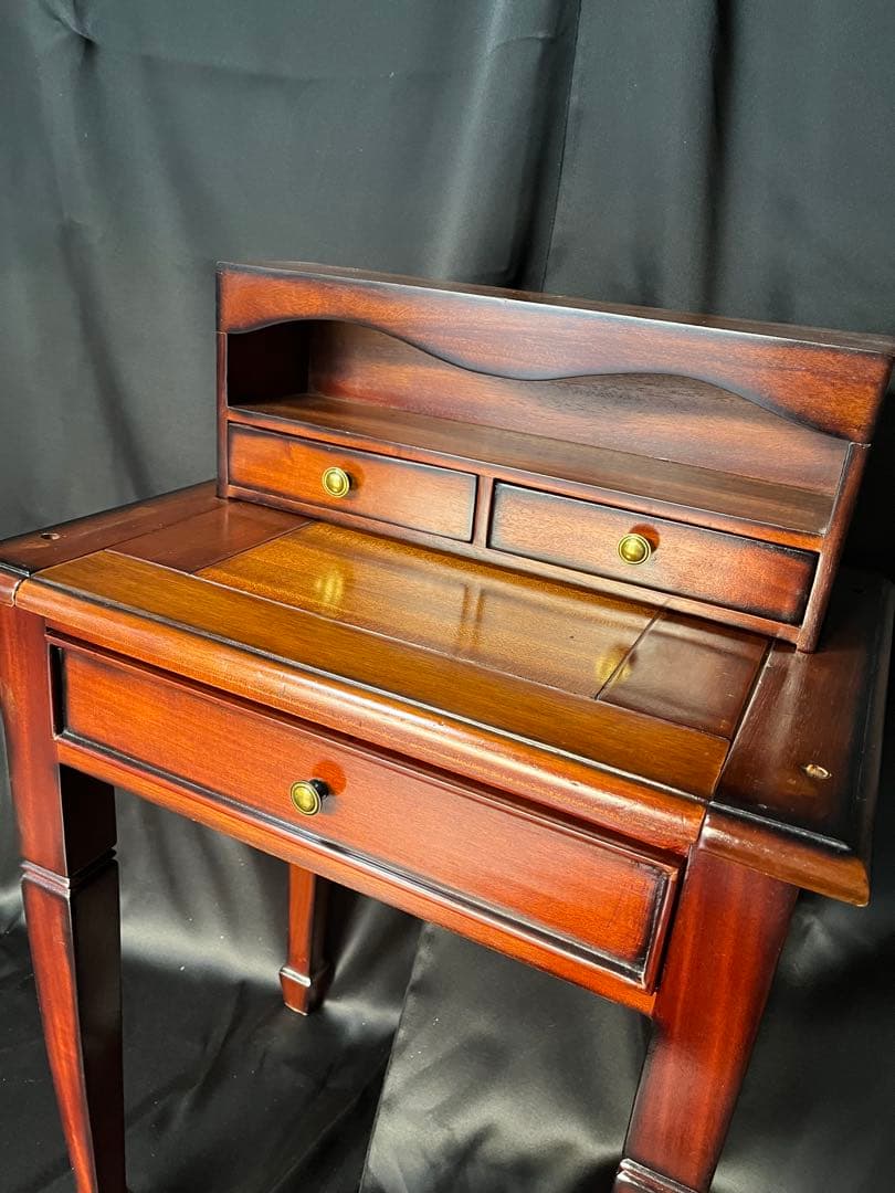 木製ロールトップライティングデスク