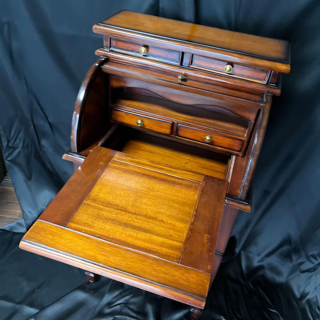 木製ロールトップライティングデスク