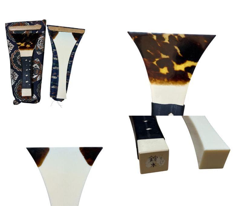 津軽三味線 東さわり 三つ折り 太棹 正寸 丸打胴 ハードケース 撥