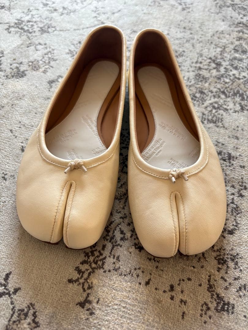 羊革 足袋シューズ 本革 シープスキン ラムスキン レザー バレエシューズ