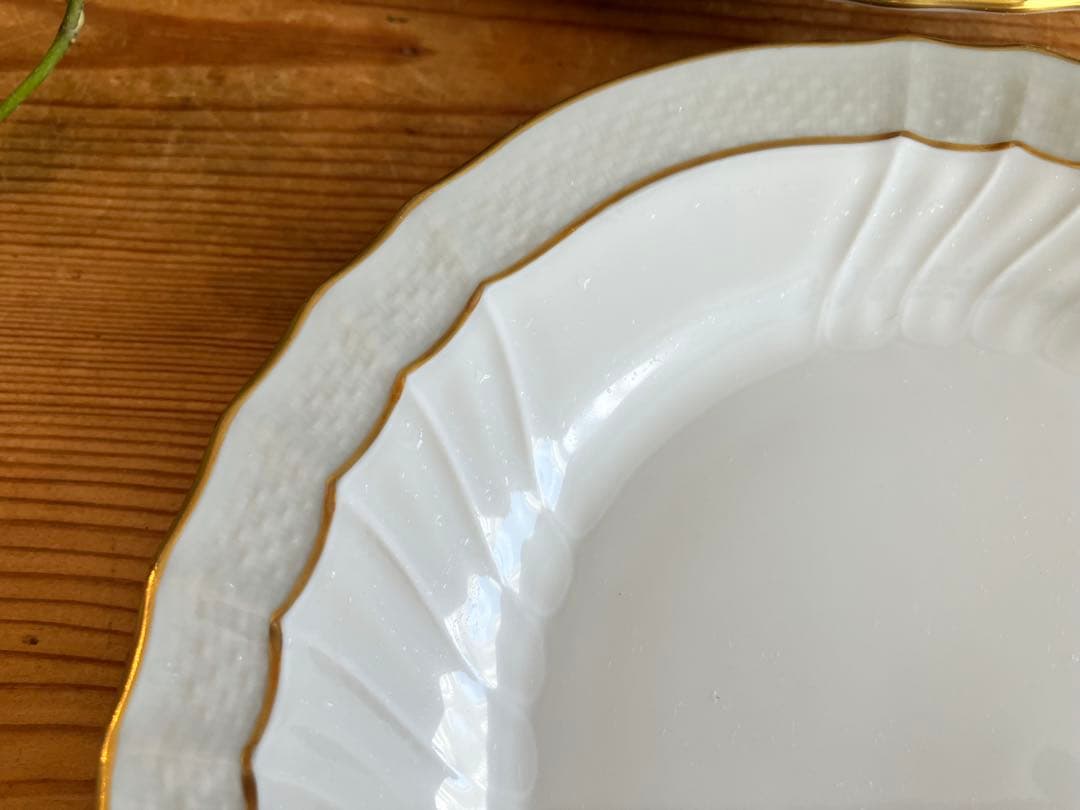 ジノリ　ベッキオグレース　16.5プレート×4