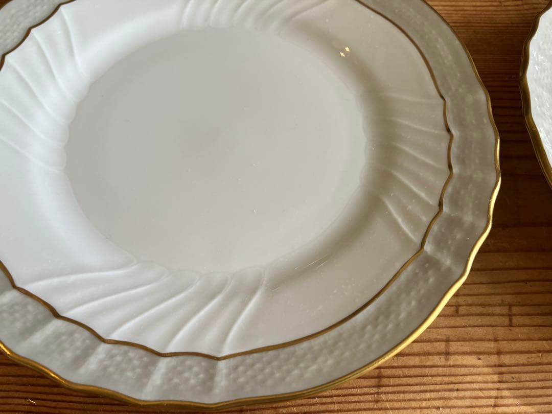 ジノリ　ベッキオグレース　16.5プレート×4