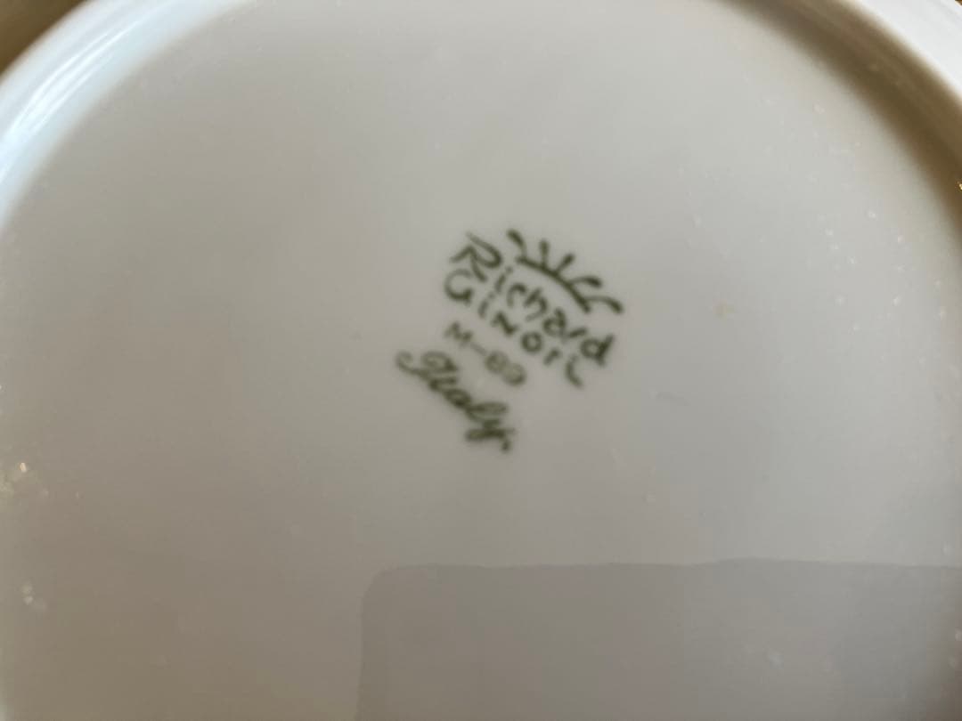 ジノリ　ベッキオグレース　16.5プレート×4