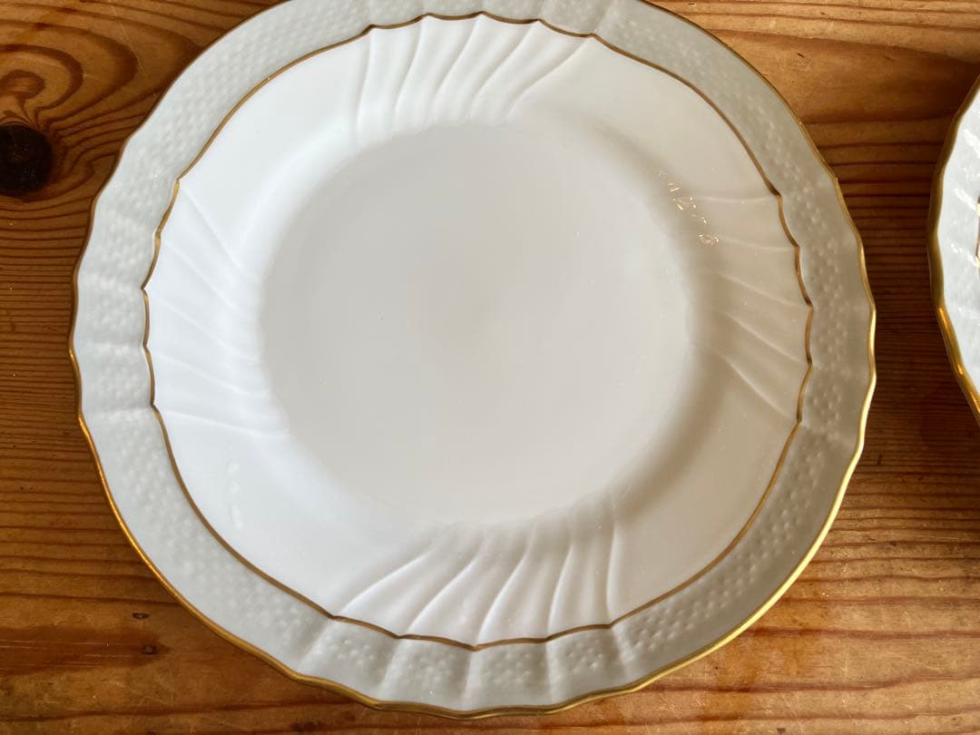 ジノリ　ベッキオグレース　16.5プレート×4