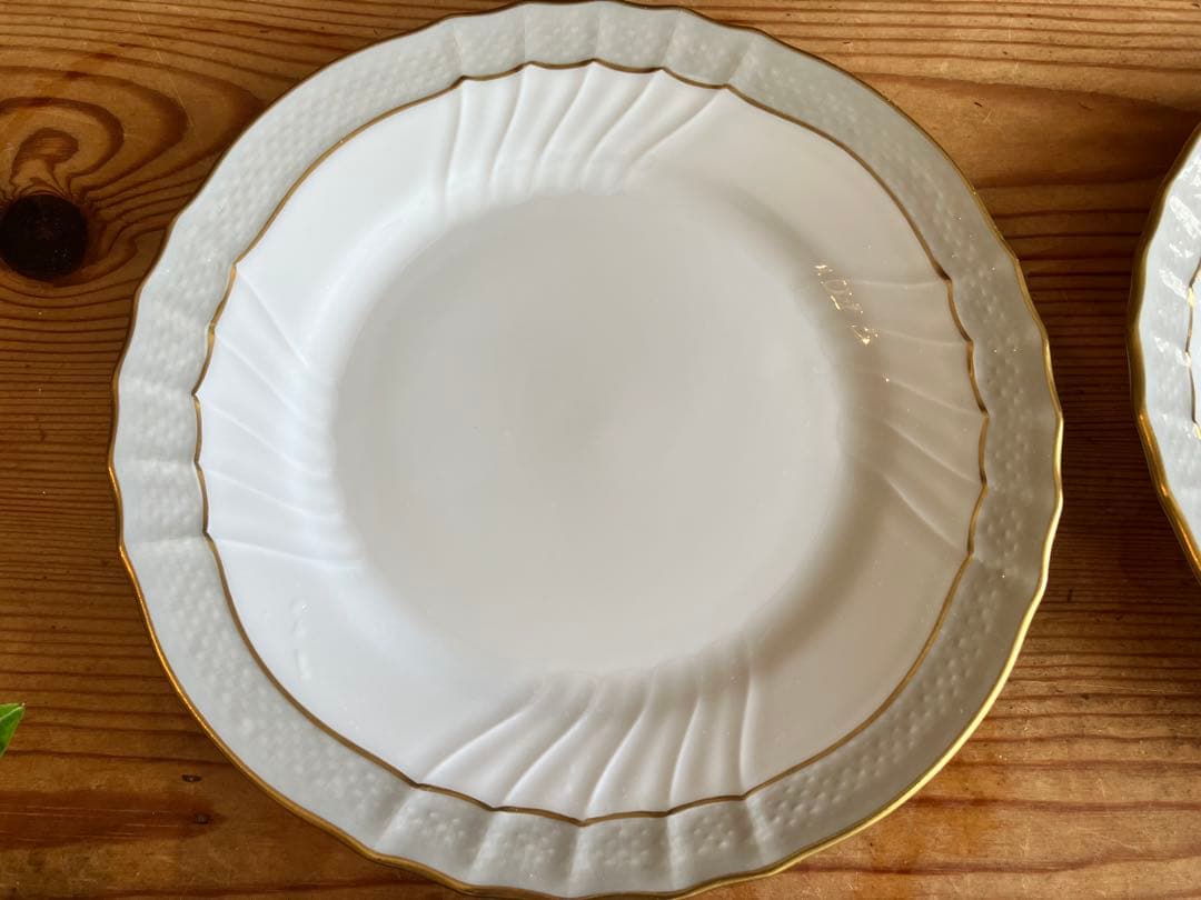 ジノリ　ベッキオグレース　16.5プレート×4