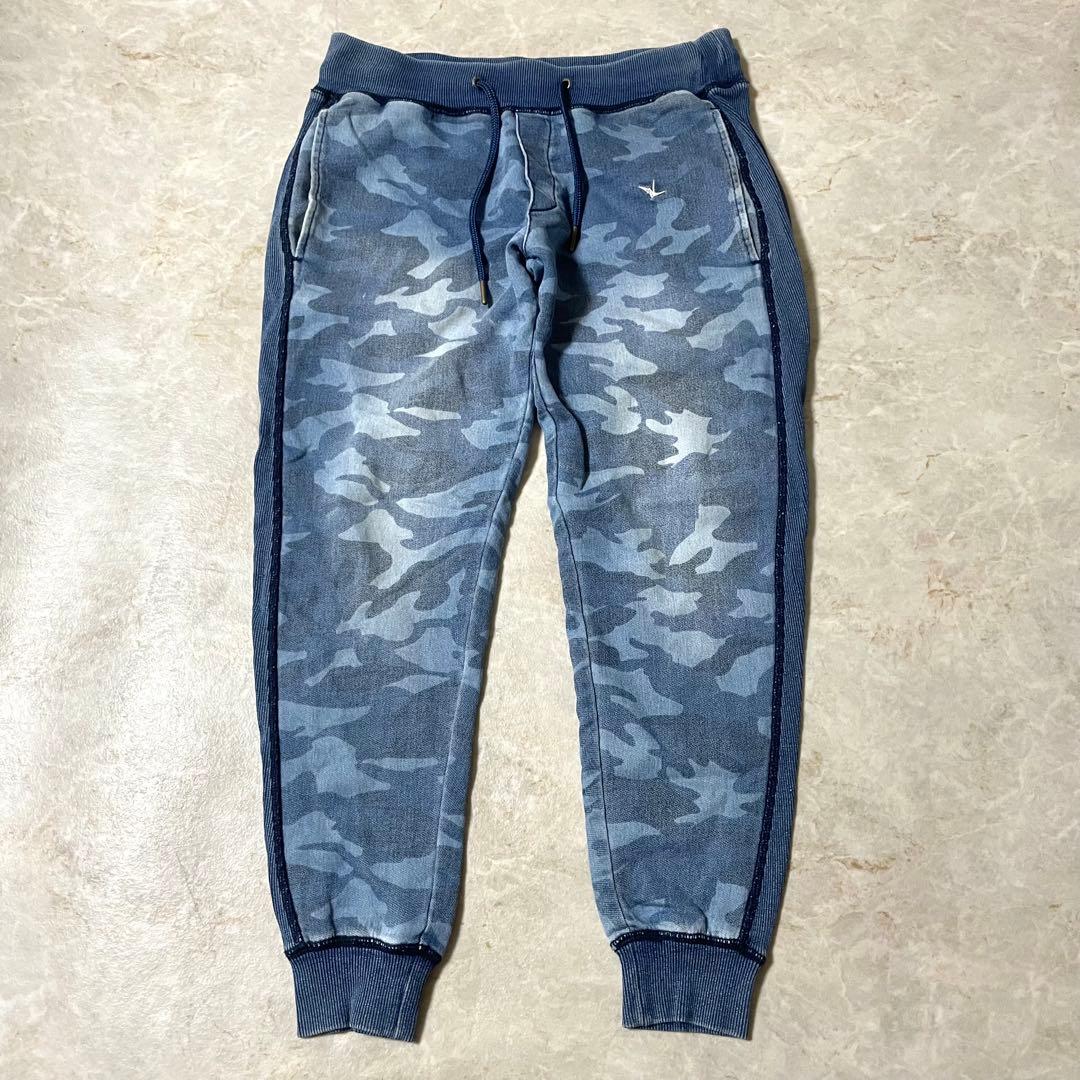 PIU1UGUALE3 迷彩 スウェット デニム調 パーカー パンツ 上下セット