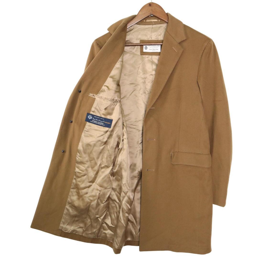 トゥモローランドピルグリム×ロロピアーナ ウールチェスターコート ブラウン 46