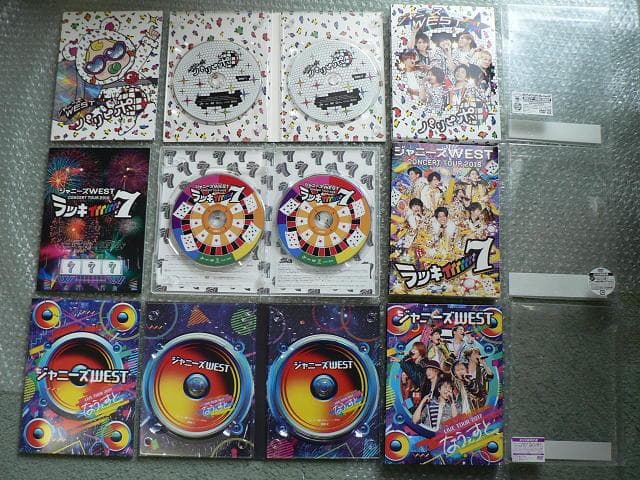 10DVD【なにわ侍パリピポ一発ラッキィ7なうぇすと】初回6枚ジャニーズWEST