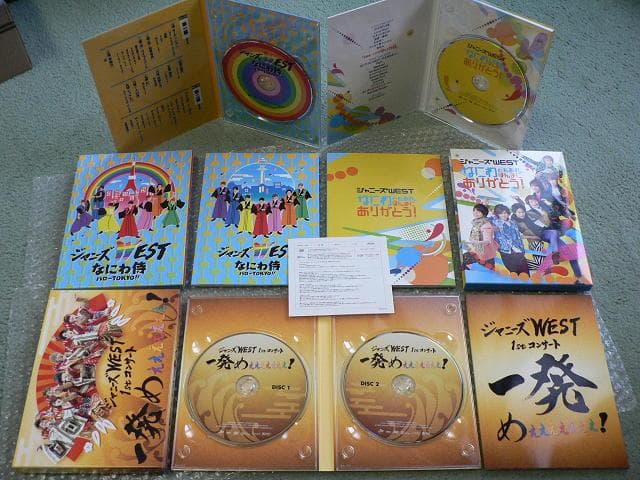 10DVD【なにわ侍パリピポ一発ラッキィ7なうぇすと】初回6枚ジャニーズWEST