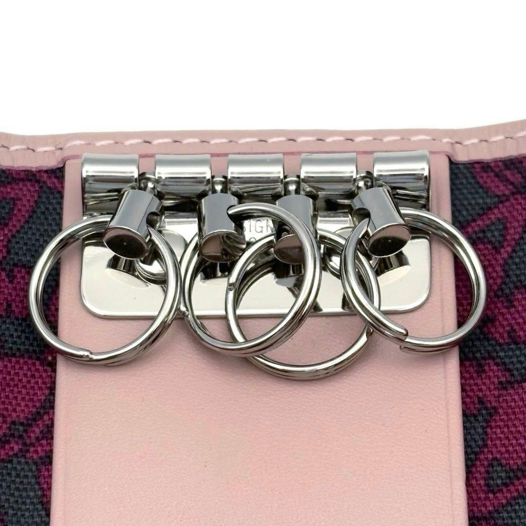 【未使用】ヴィヴィアン・ウエストウッド 4連キーケース オーブ柄 レザー 箱付