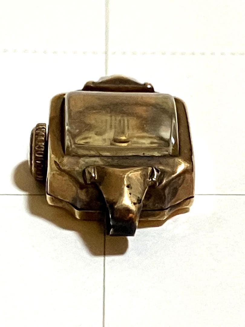 14K 金無垢　腕時計　laforte 17jewels