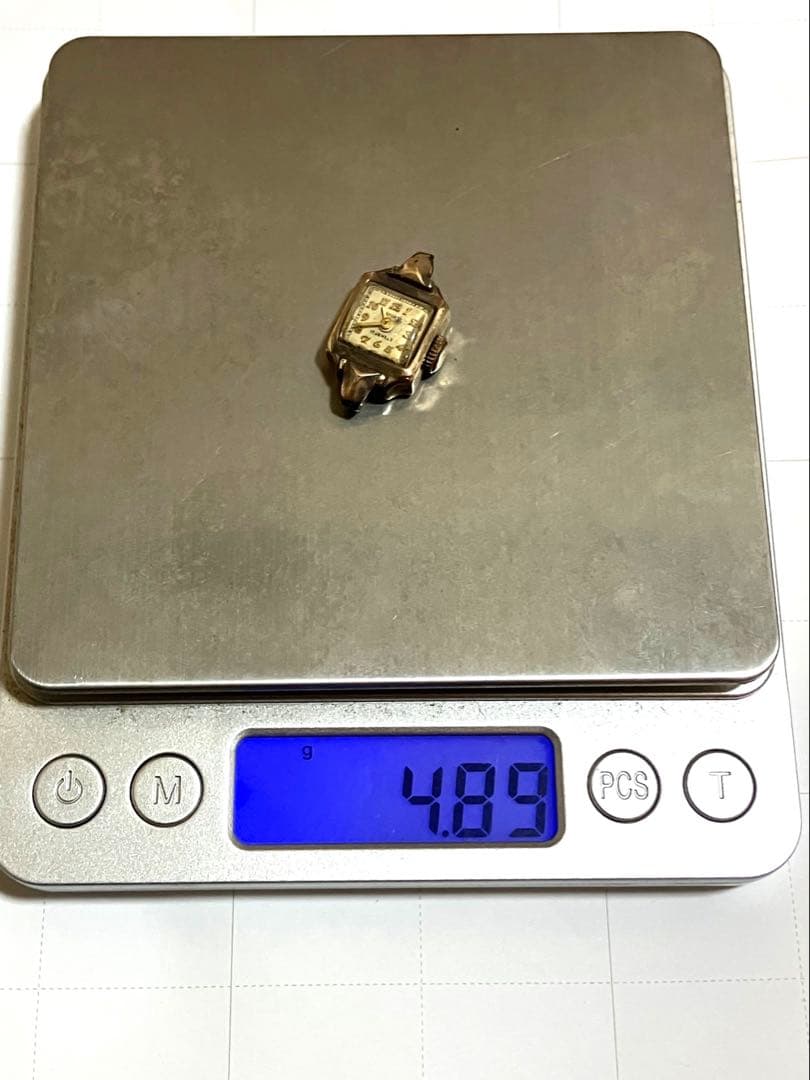 14K 金無垢　腕時計　laforte 17jewels