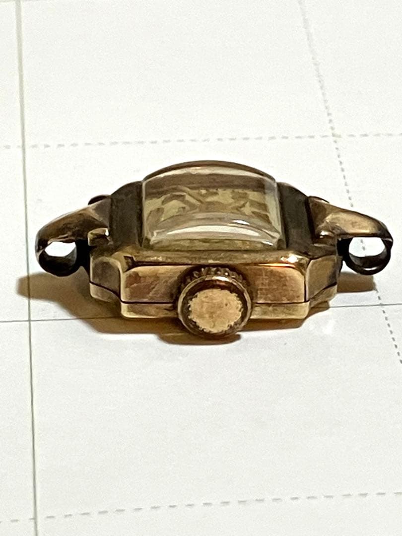 14K 金無垢　腕時計　laforte 17jewels