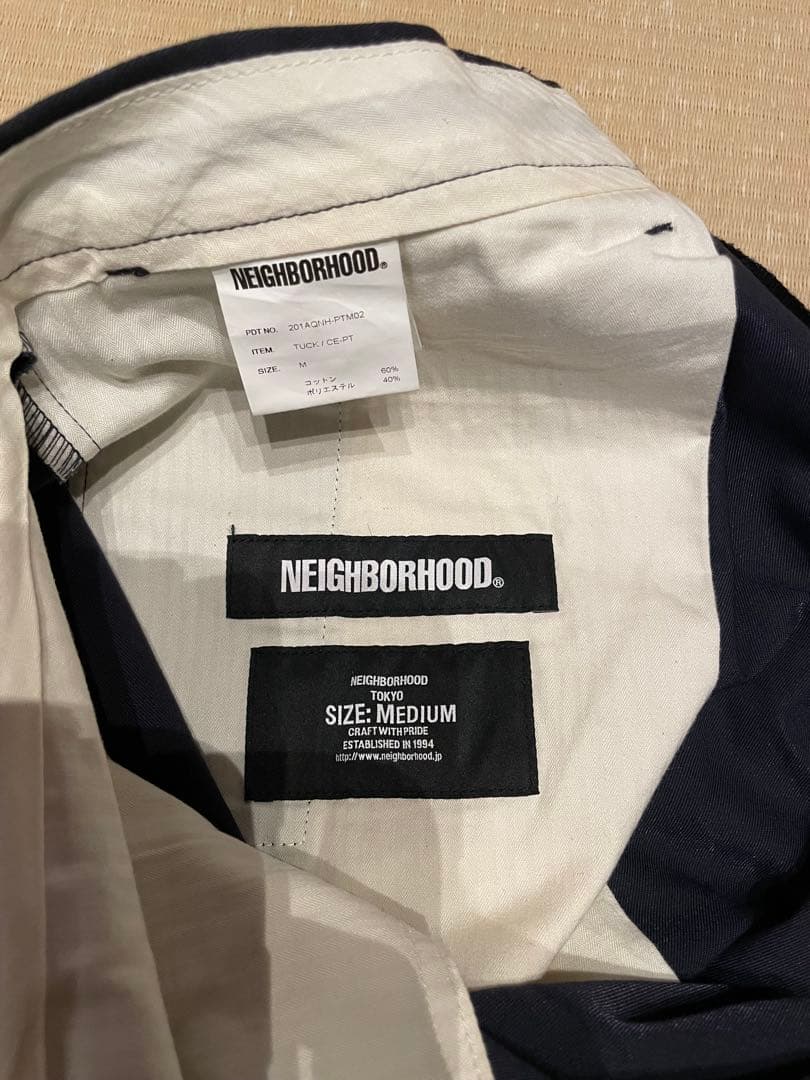 NEIGHBORHOOD TUCK CE-PT テーパードタックパンツ