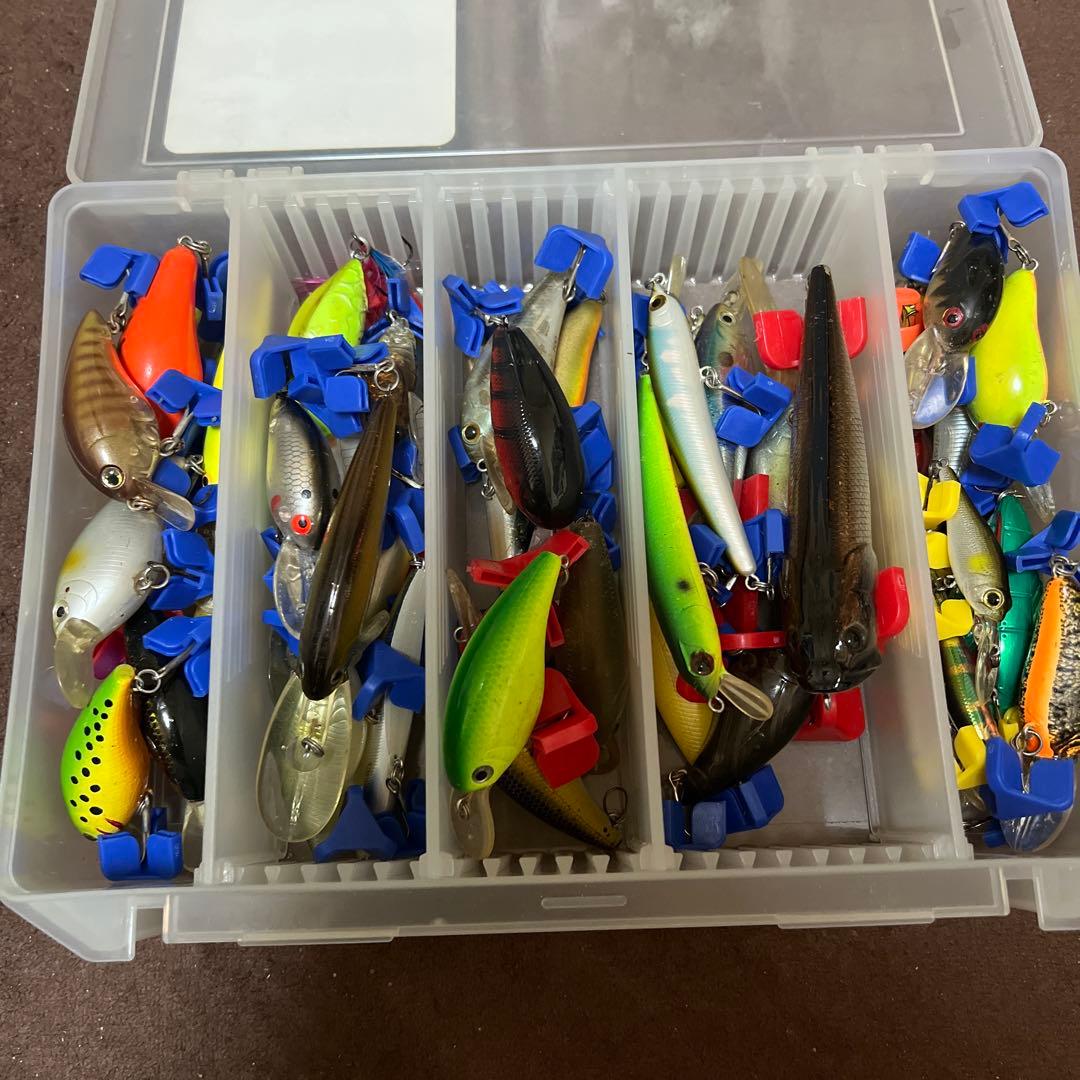 ハードルアーセット 多数 透明ケース付き約75個
