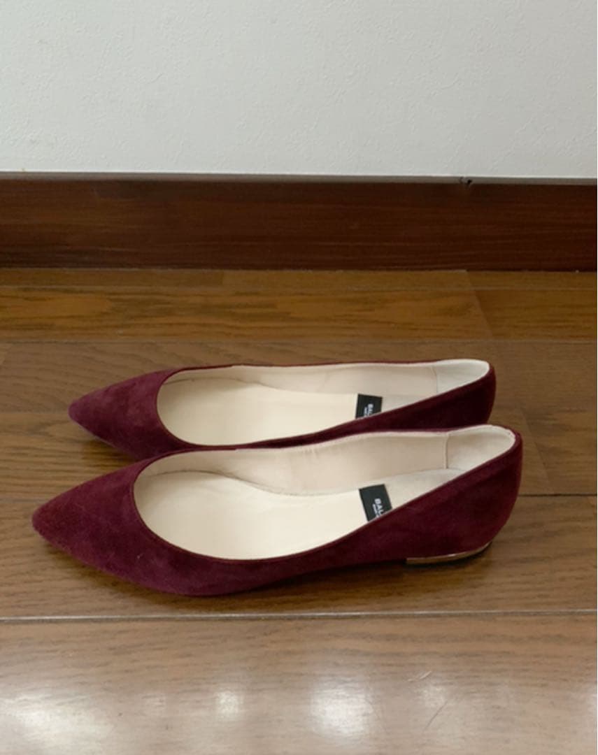 ドゥーズィエムクラス購入 BALDAN バルダン フラットパンプス スエード37