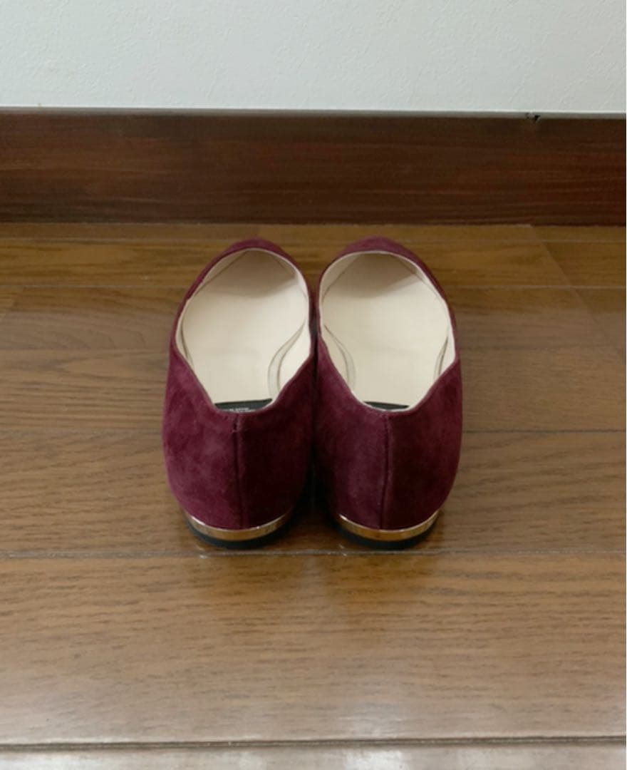 ドゥーズィエムクラス購入 BALDAN バルダン フラットパンプス スエード37