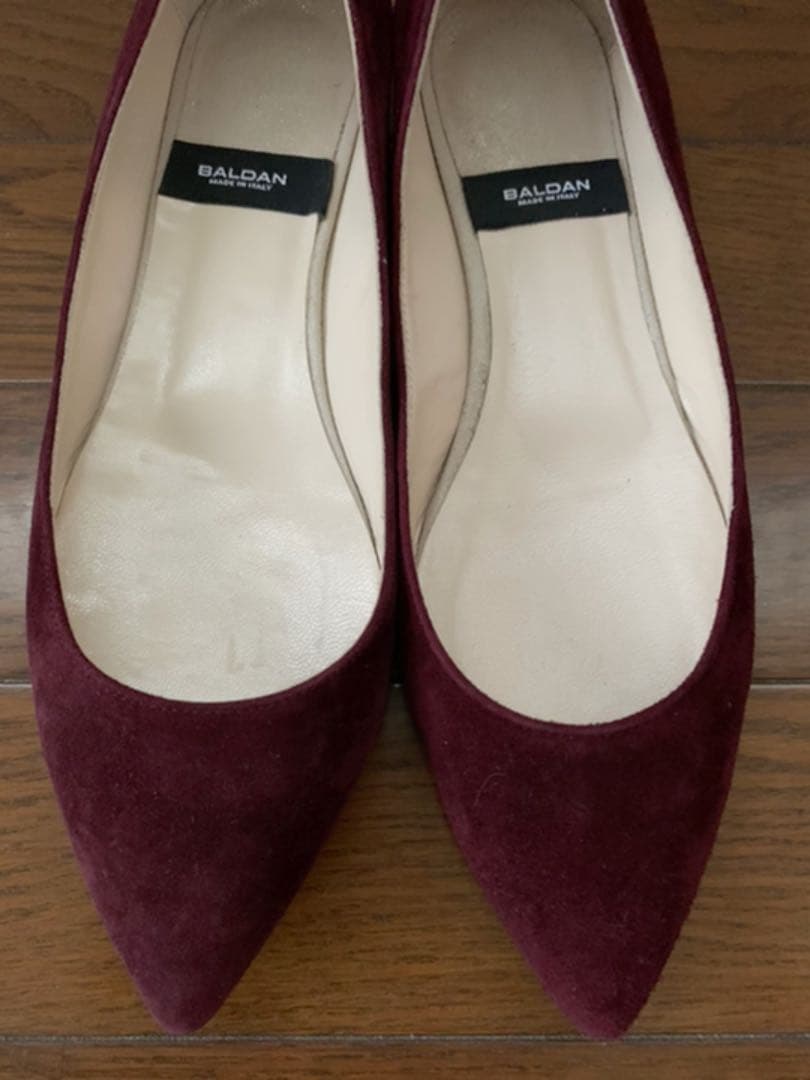 ドゥーズィエムクラス購入 BALDAN バルダン フラットパンプス スエード37