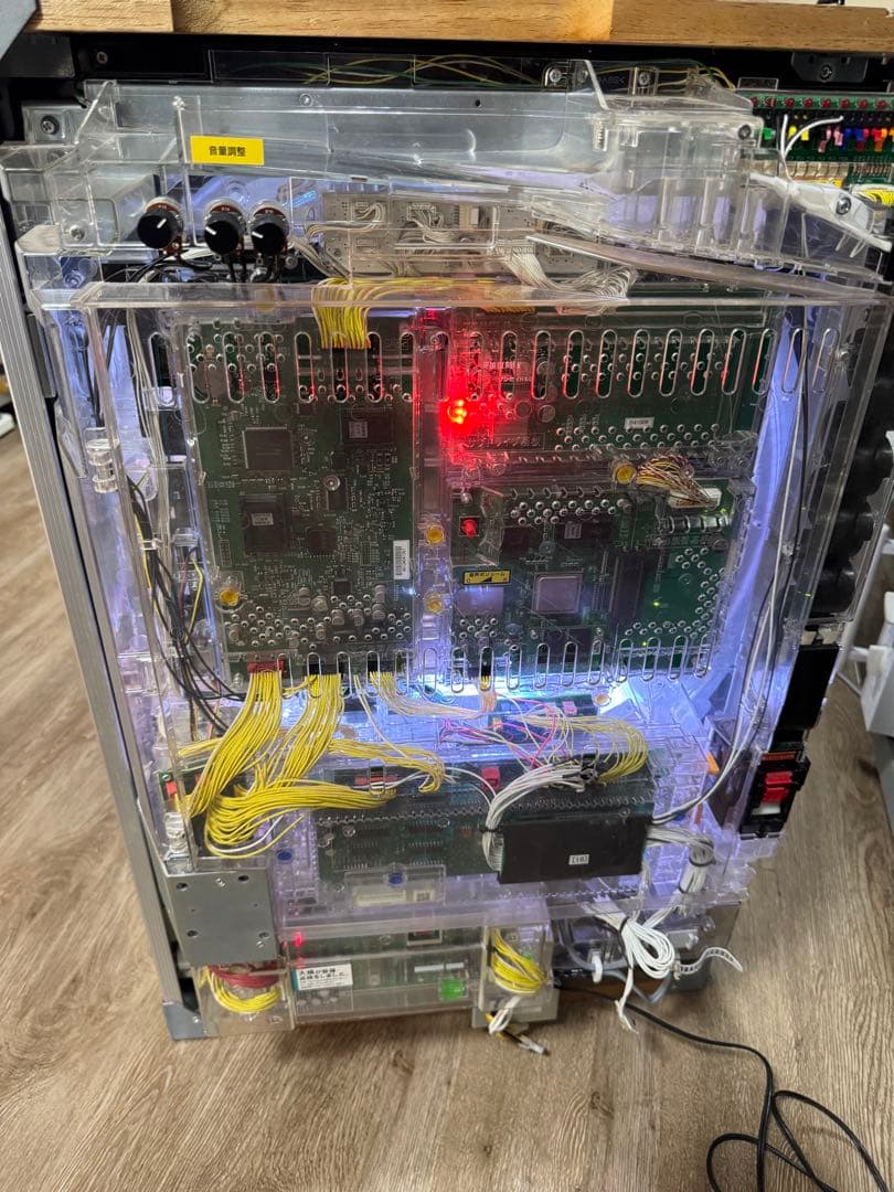 パチンコ実機 + ガラス + 専用ドアキー初代 復活 サンセイ レトロ アミュー