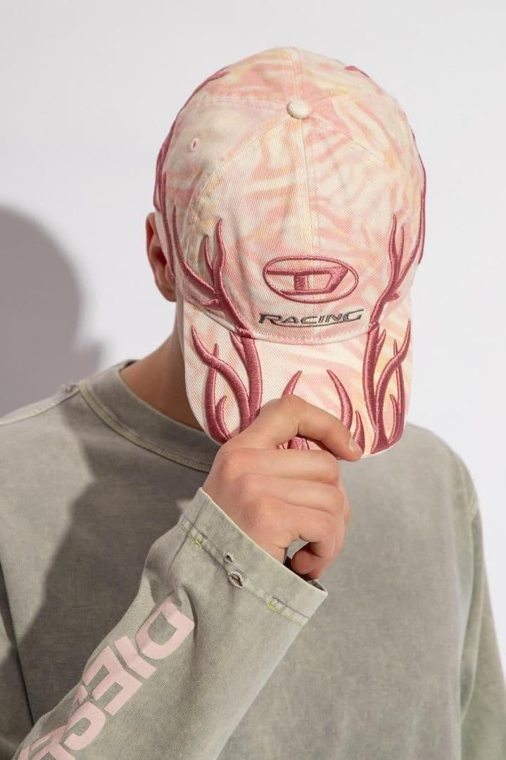 DIESEL ディーゼル 帽子 キャップ ライトピンク