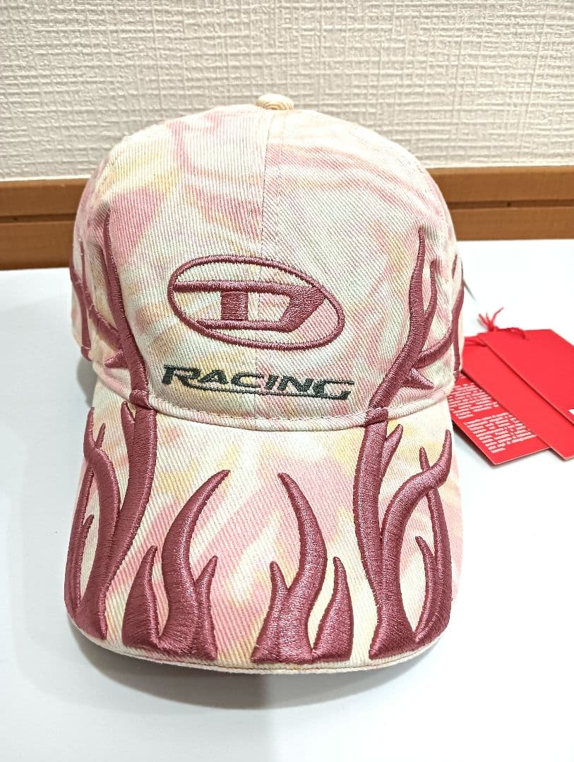 DIESEL ディーゼル 帽子 キャップ ライトピンク