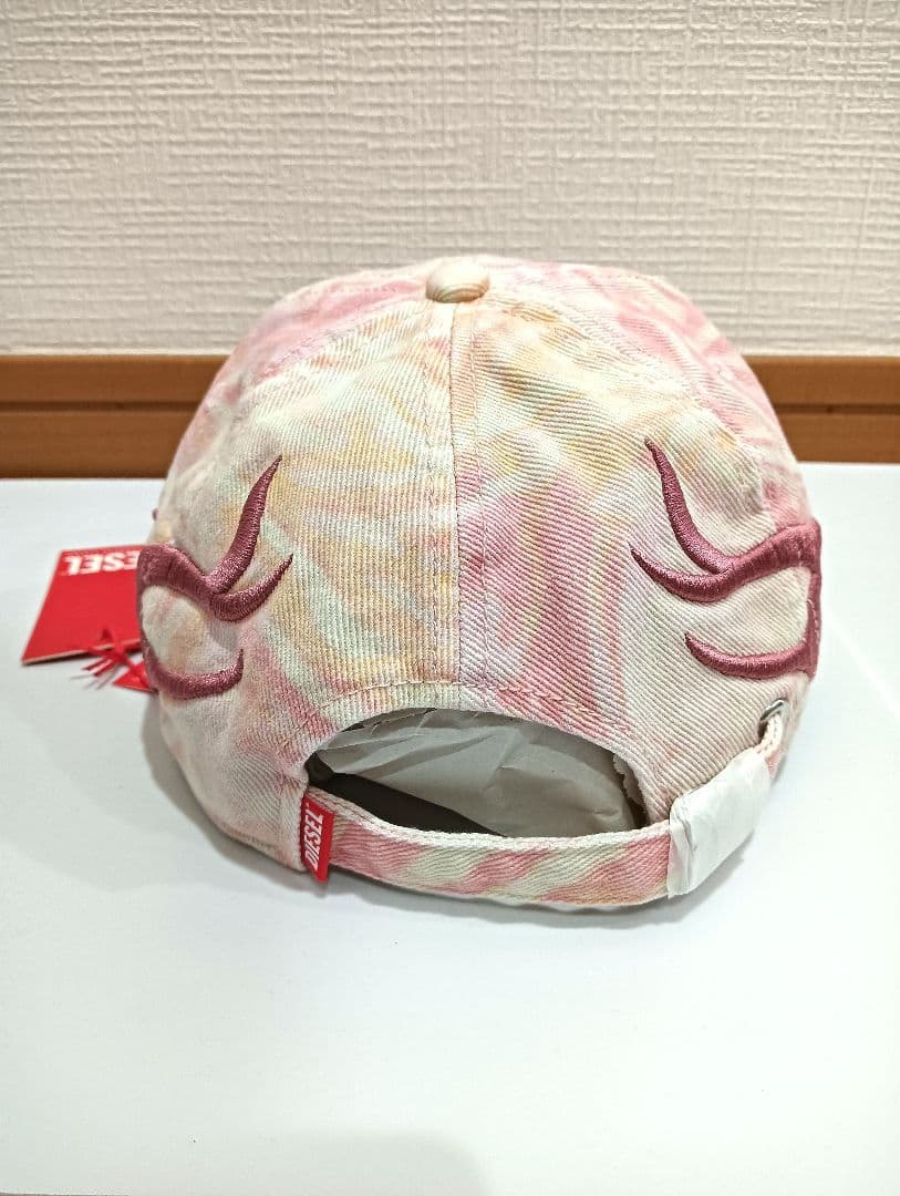DIESEL ディーゼル 帽子 キャップ ライトピンク