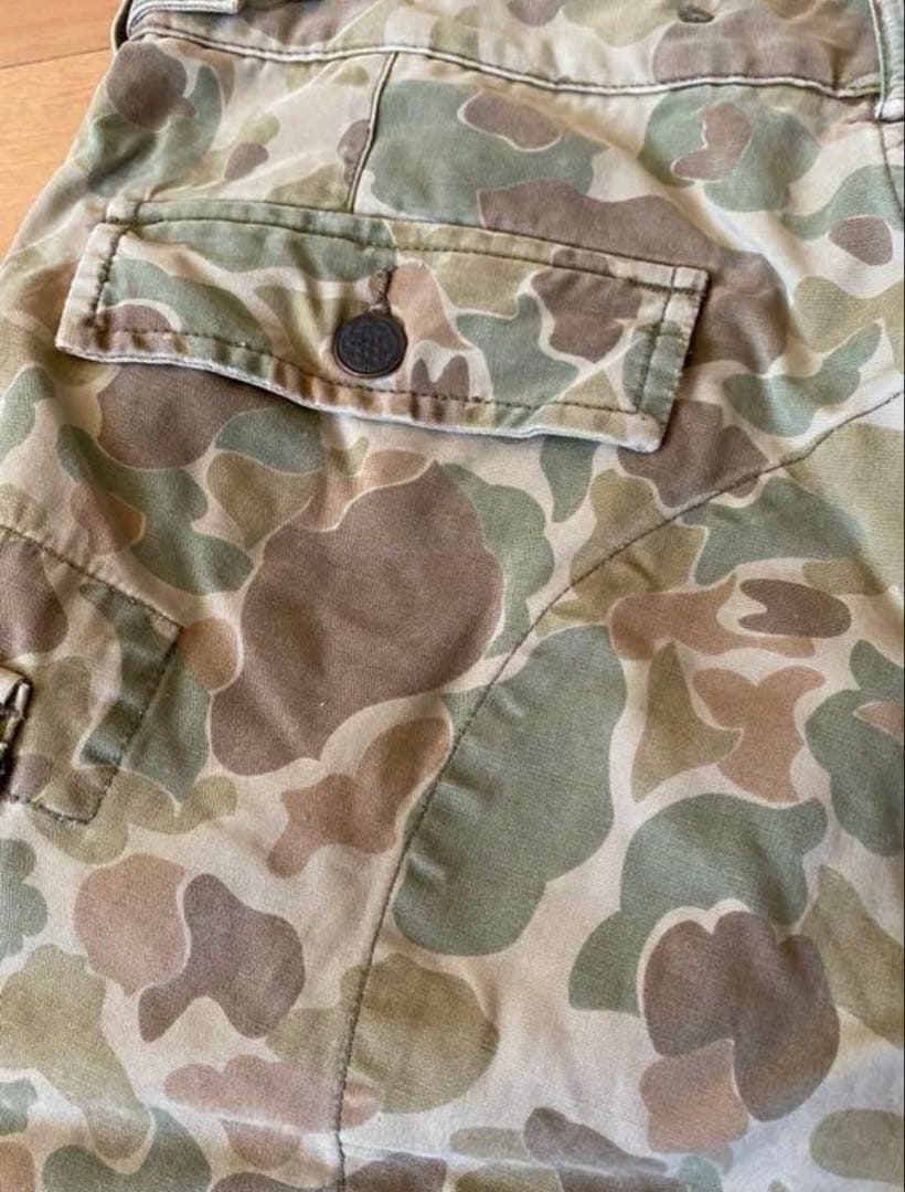 RRL カモ柄ハーフパンツ