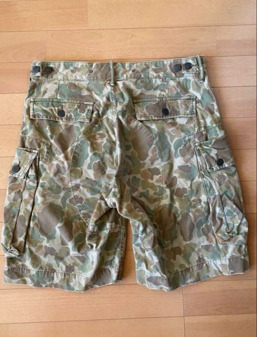 RRL カモ柄ハーフパンツ