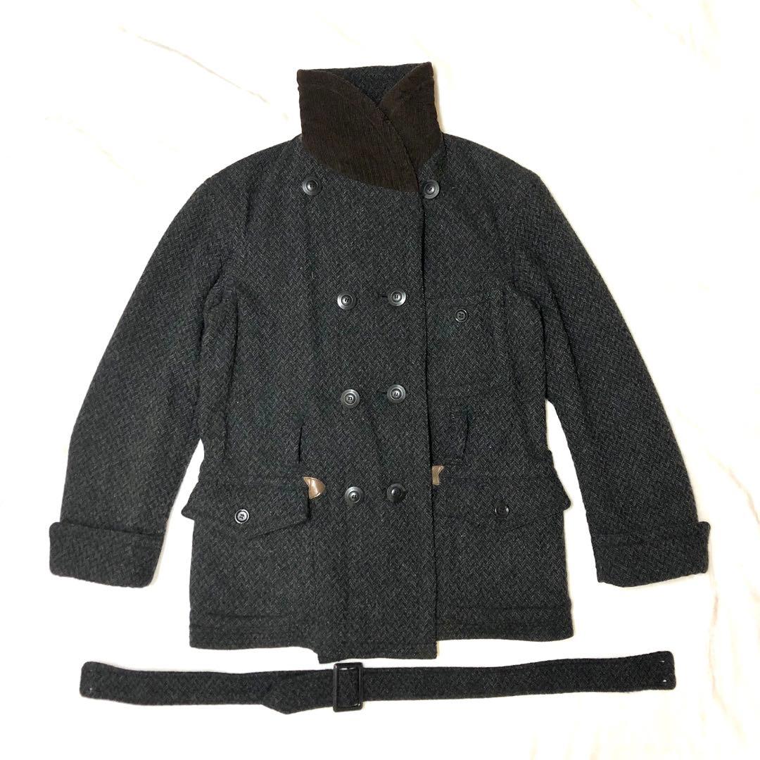 オールドジョー★OLD JOEツイードマッキーノコート11AWダブルブレステッド