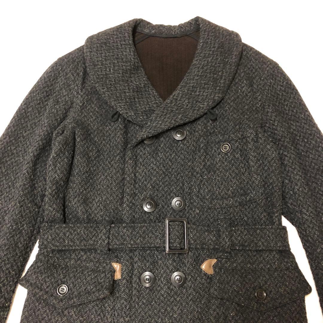 オールドジョー★OLD JOEツイードマッキーノコート11AWダブルブレステッド
