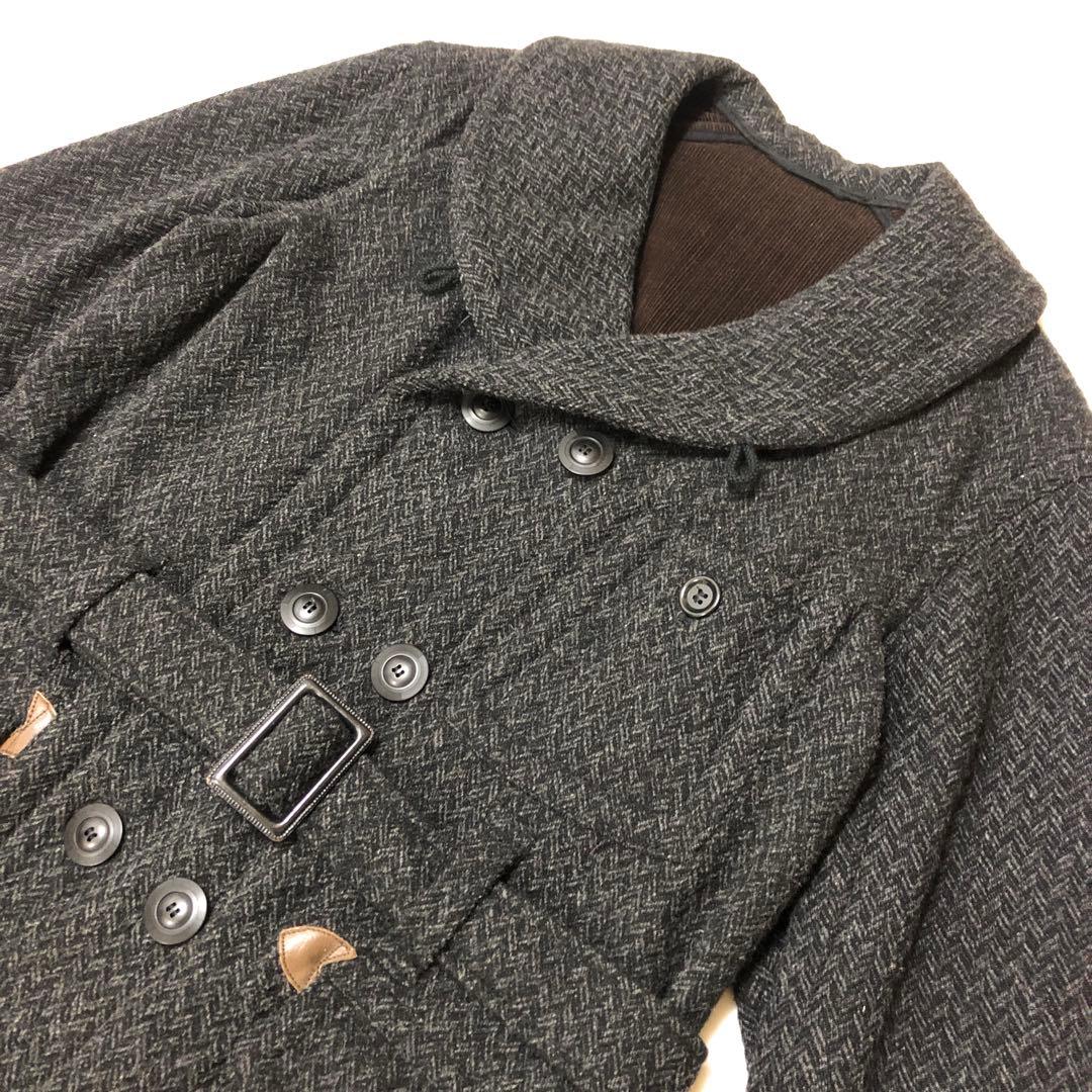 オールドジョー★OLD JOEツイードマッキーノコート11AWダブルブレステッド