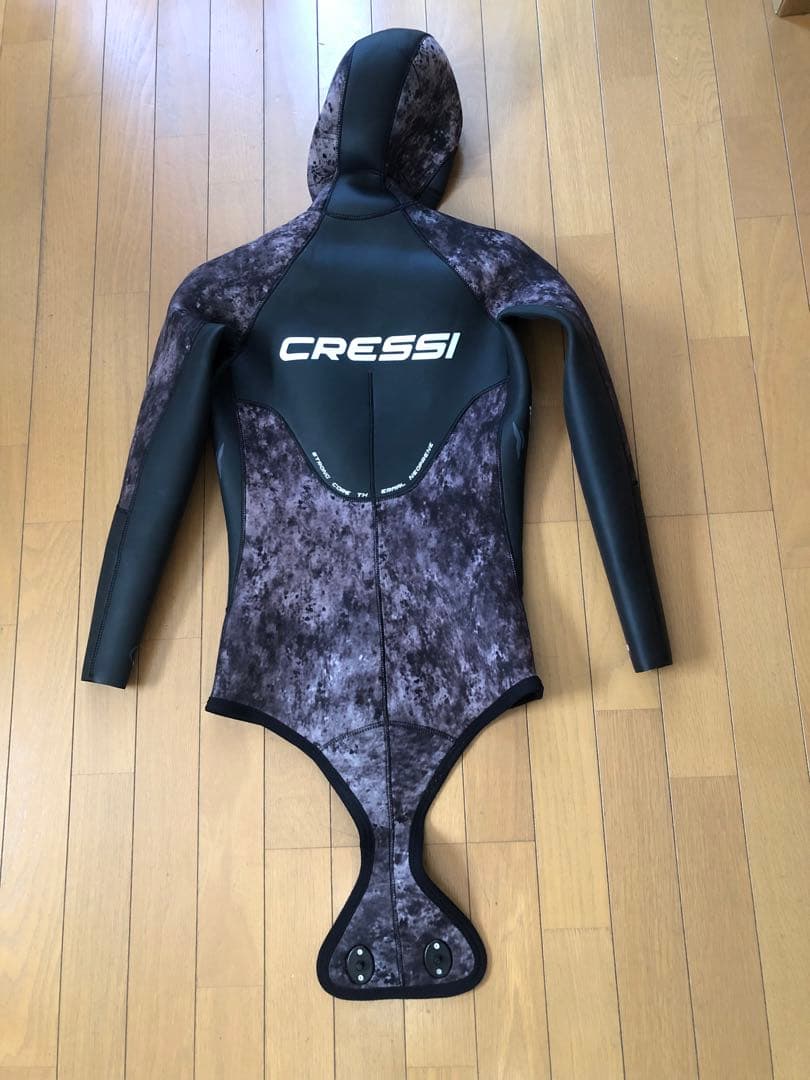 CRESSI フルスーツ 5mmグレー迷彩