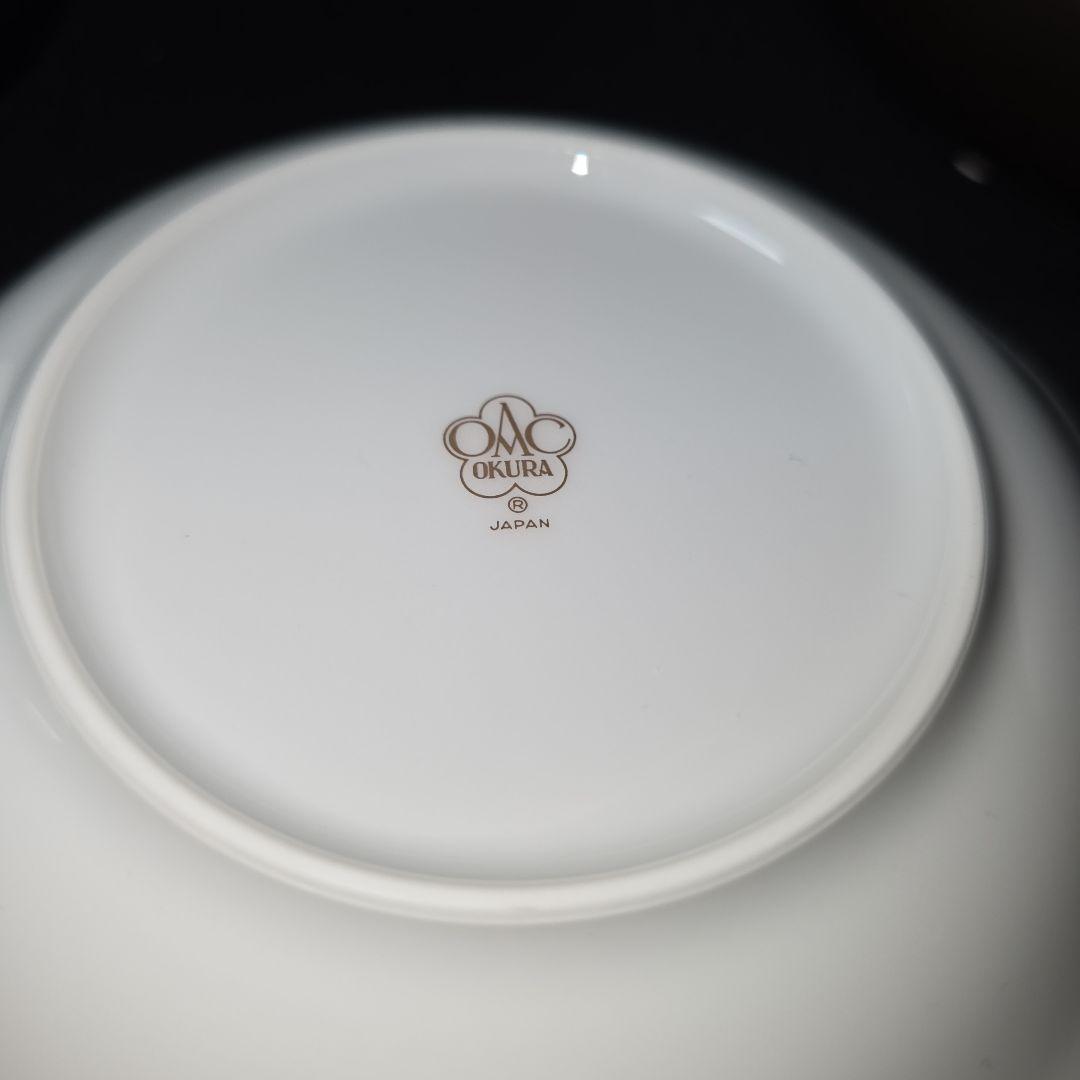 大倉陶園　花毬　13cm　梅型小皿揃　5枚