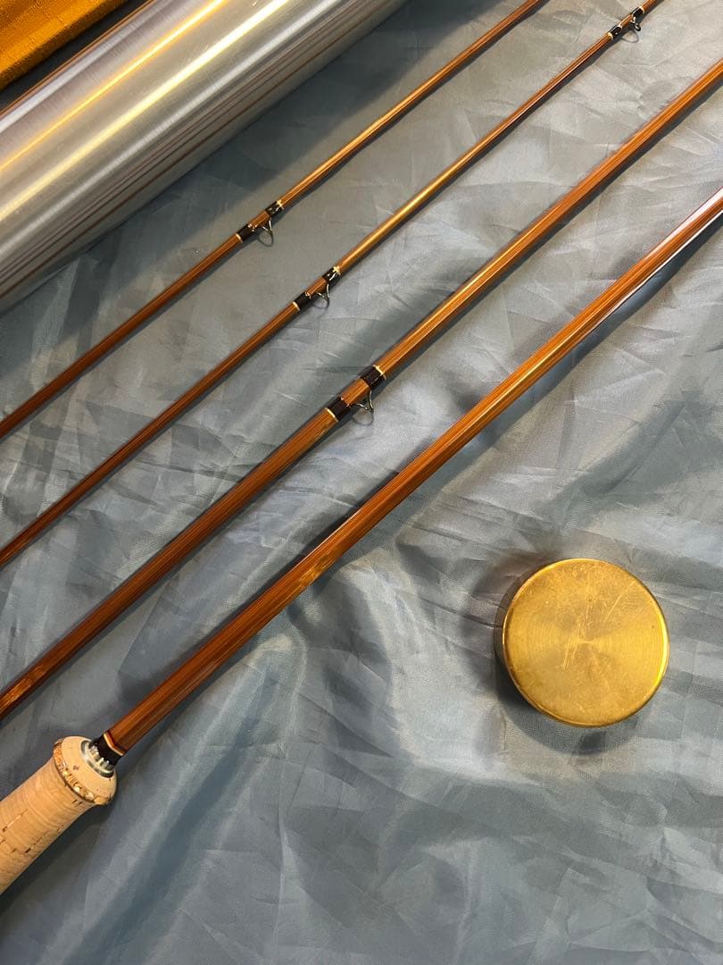 値下げ！　十勝鱒竿　7’9” #4 マキリ！！　3本継ぎ！橋本ロッド ！