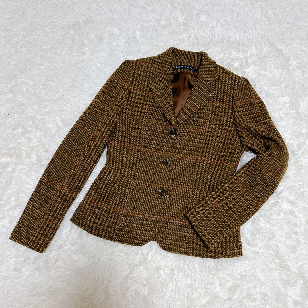 ラルフローレン ジャケット カジュアル チェック ウール