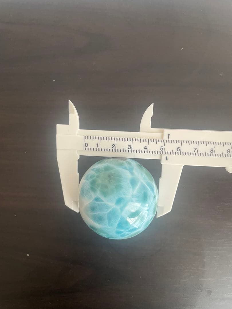 最終値下げ　Ｔ　ラリマー 球体 約5.2cm 鑑別書付き