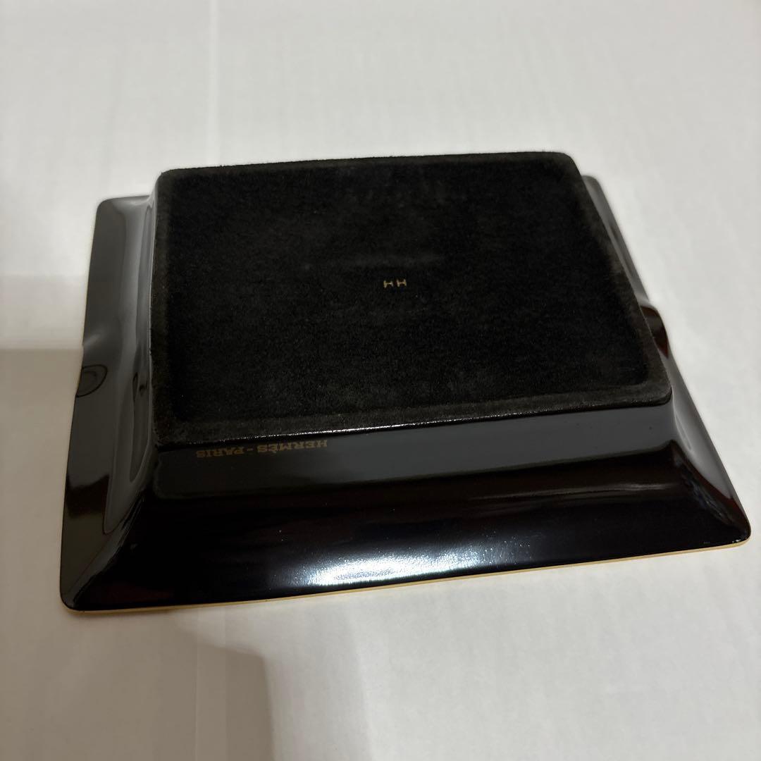 エルメス　HERMES アッシュトレイ　灰皿　皿　小物　扇子　陶器