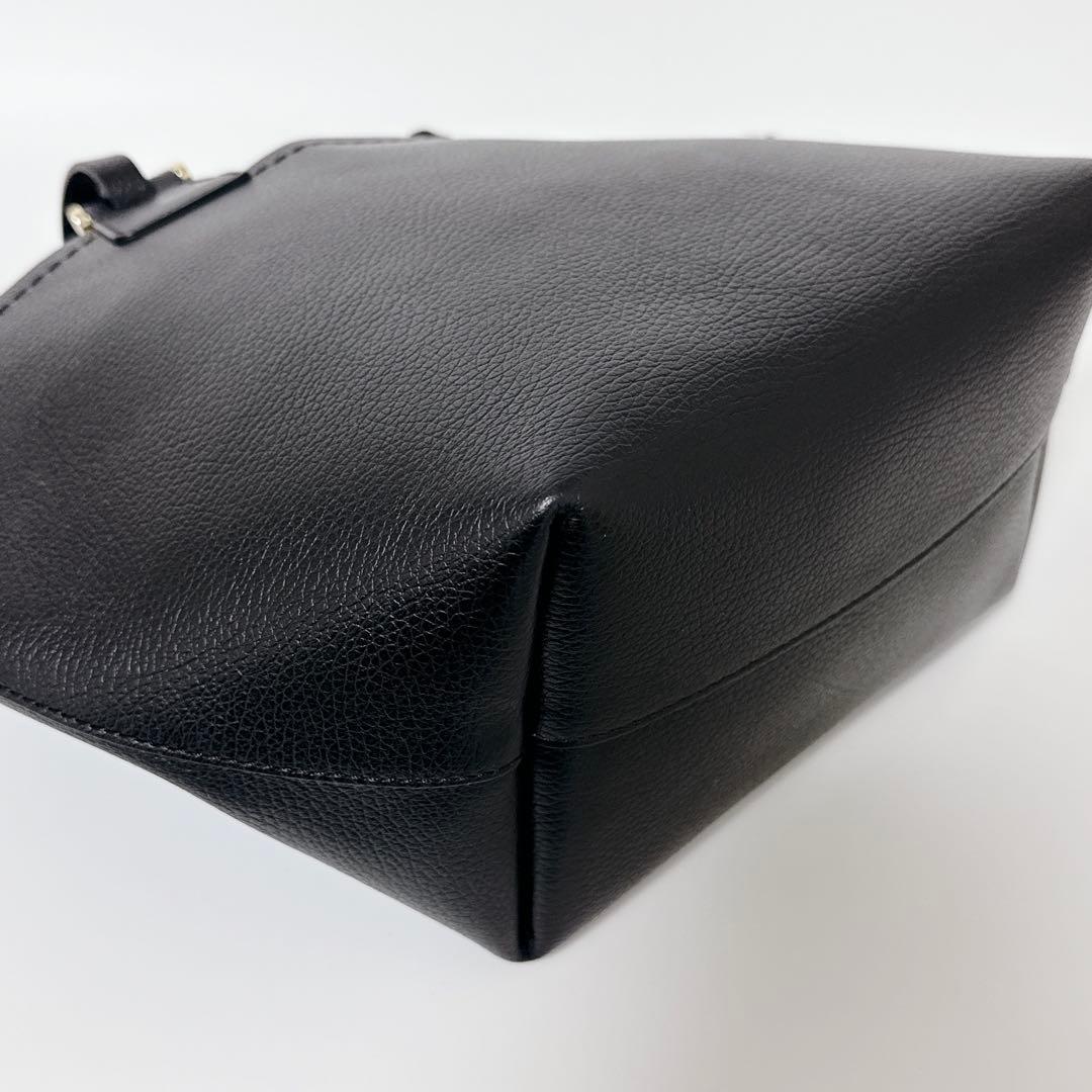 【希少商品】ロリステッラ　リバーシブルトート　アンジェリーナ　ブラック　レザー