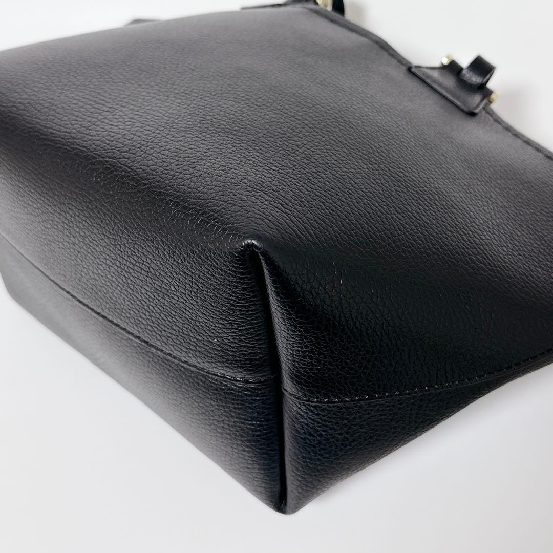 【希少商品】ロリステッラ　リバーシブルトート　アンジェリーナ　ブラック　レザー