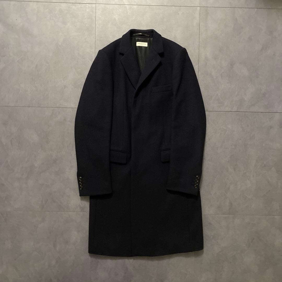 dries van noten ドリスヴァンノッテン ロングコートblack