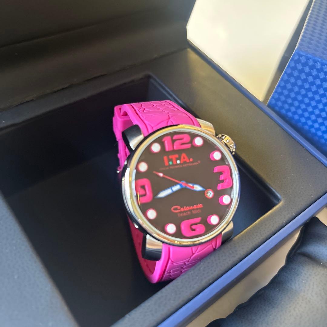 新品未使用I.T.A. Casanova 腕時計 ピンク