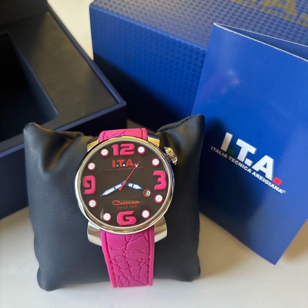 新品未使用I.T.A. Casanova 腕時計 ピンク