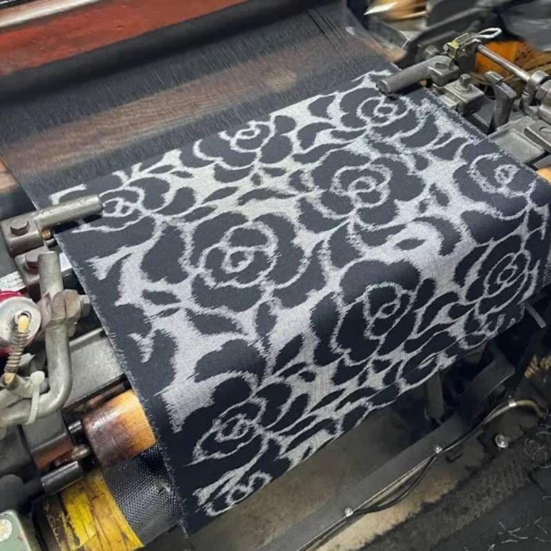 ￥66000⇒39950 新春セール 唯一無二 世界的な名匠の極稀少柄 久留米絣