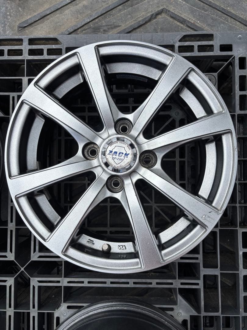 悪羅です/☆ZACK 14インチ ダークグレー ホイール 8スポーク